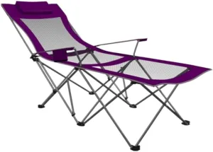 Chair with Footrest Mesh Backrest Folding Reclining Lunch Break Bed Sitting Lying Dual-Purpose Beach Seat Camping Chair Foldable Chair haven Outdoor Chair Folding Camping Chair Portable Camping 