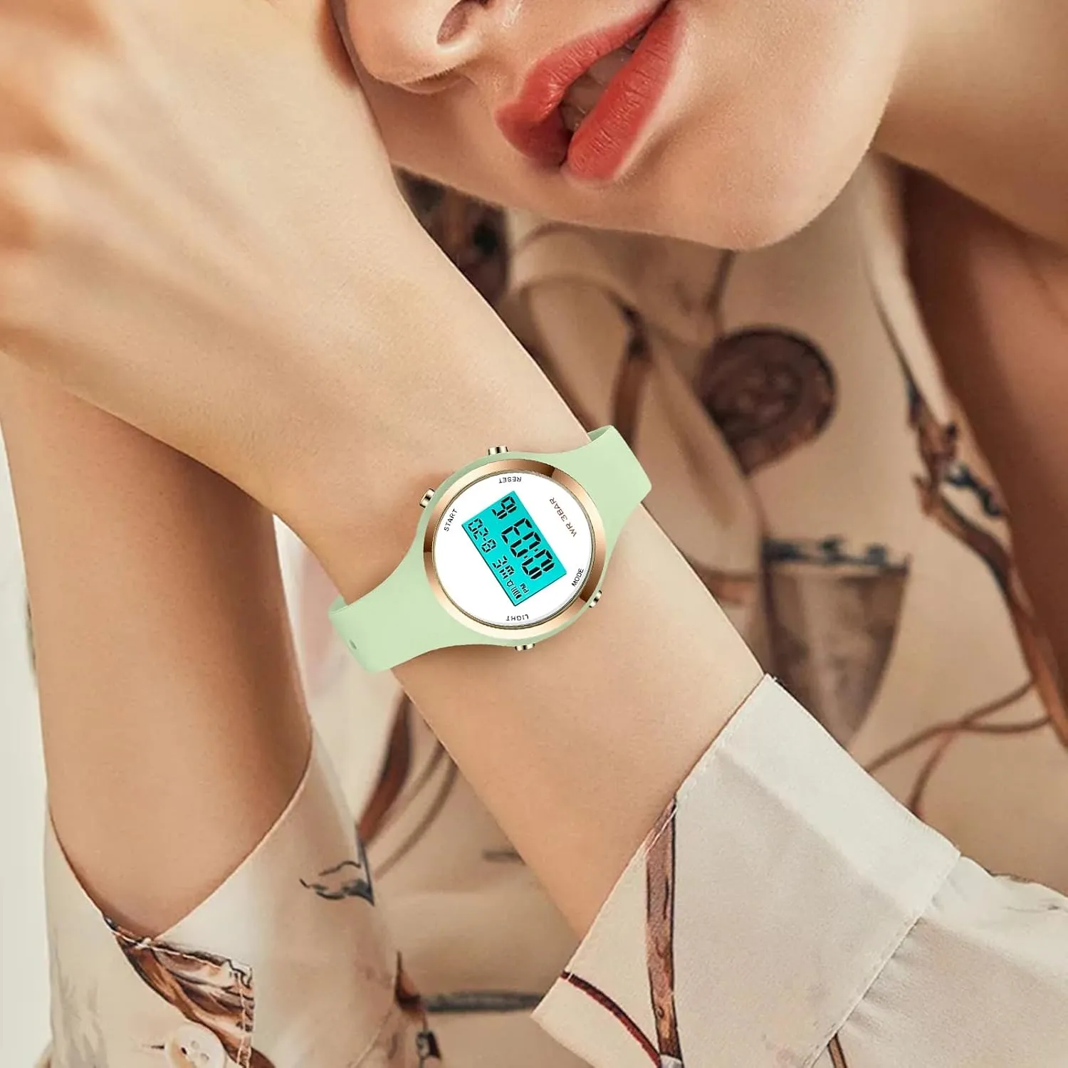 Clock 5Bar Waterproof LED Digital Watch march reconstruction hide XCZAP Outdoor Sport Watches Alarm 
