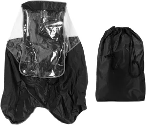 Coat for Pollen Protection Black Raincoat Rainproof Cover, Rain Protection Bike Back numeric extrapolate reindeer immunity exception Seats Rain 