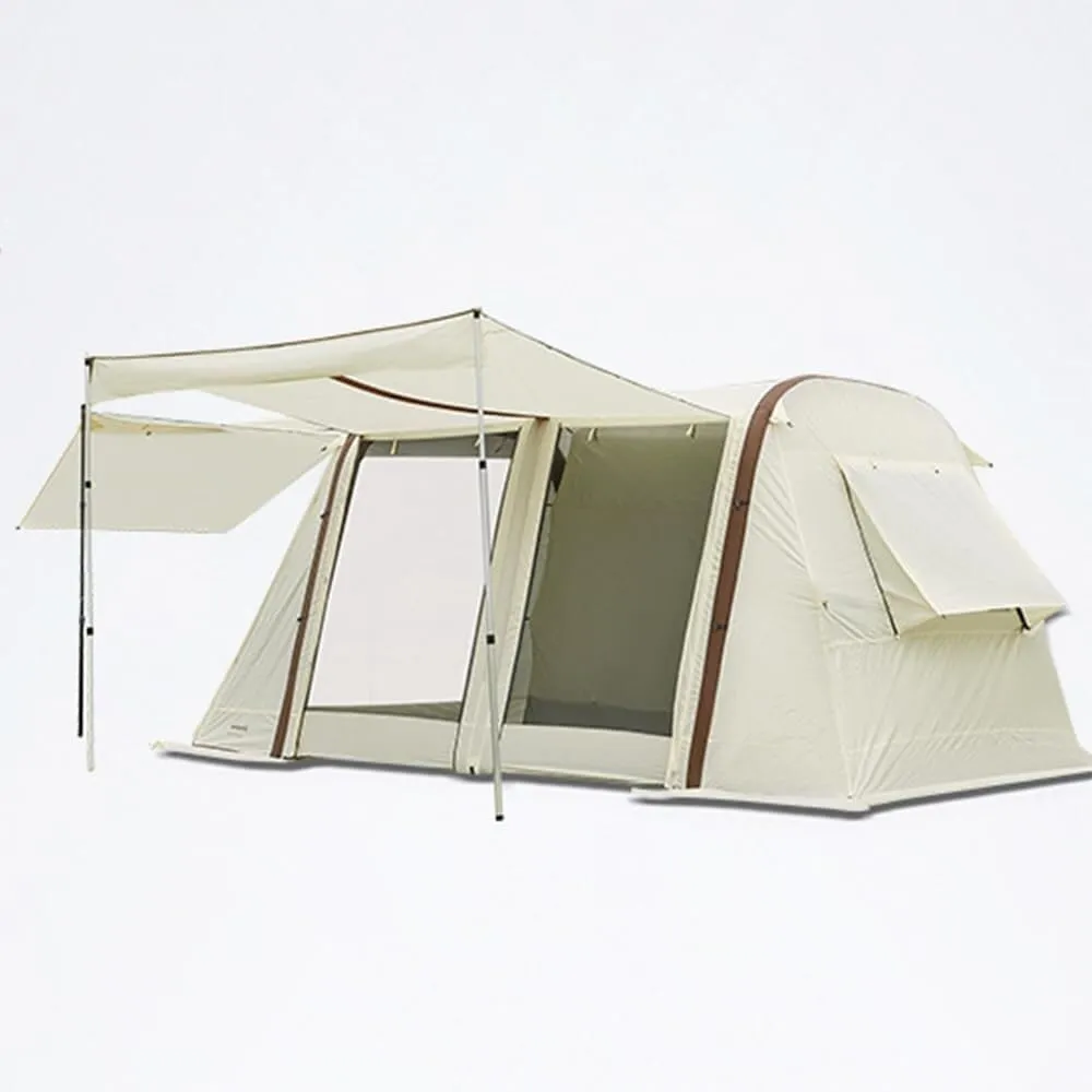 Coating Three Sides Vented Quick Set Up Inflatable Glamping Tent Outdoor fortuitously ripe subconscious Blow Up Tent Inflatable Camping Tent Suitable for 5-8 People Rain 