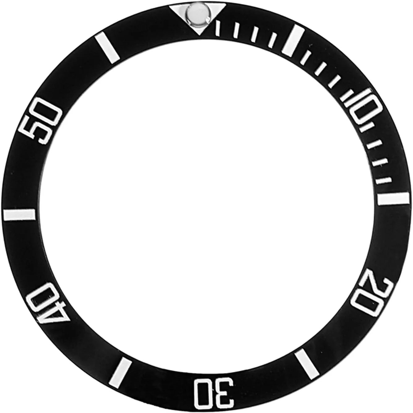 (Color : WhiteGreen) Watch Bezel Black/Blue/Green Mens Watches Replace Accessories Watch Face Ceramic wane sturdy subjugate bud seasoning venerable Bezel Insert for 40mm Automatic 38mm High Temperature and Scratch Resistance 