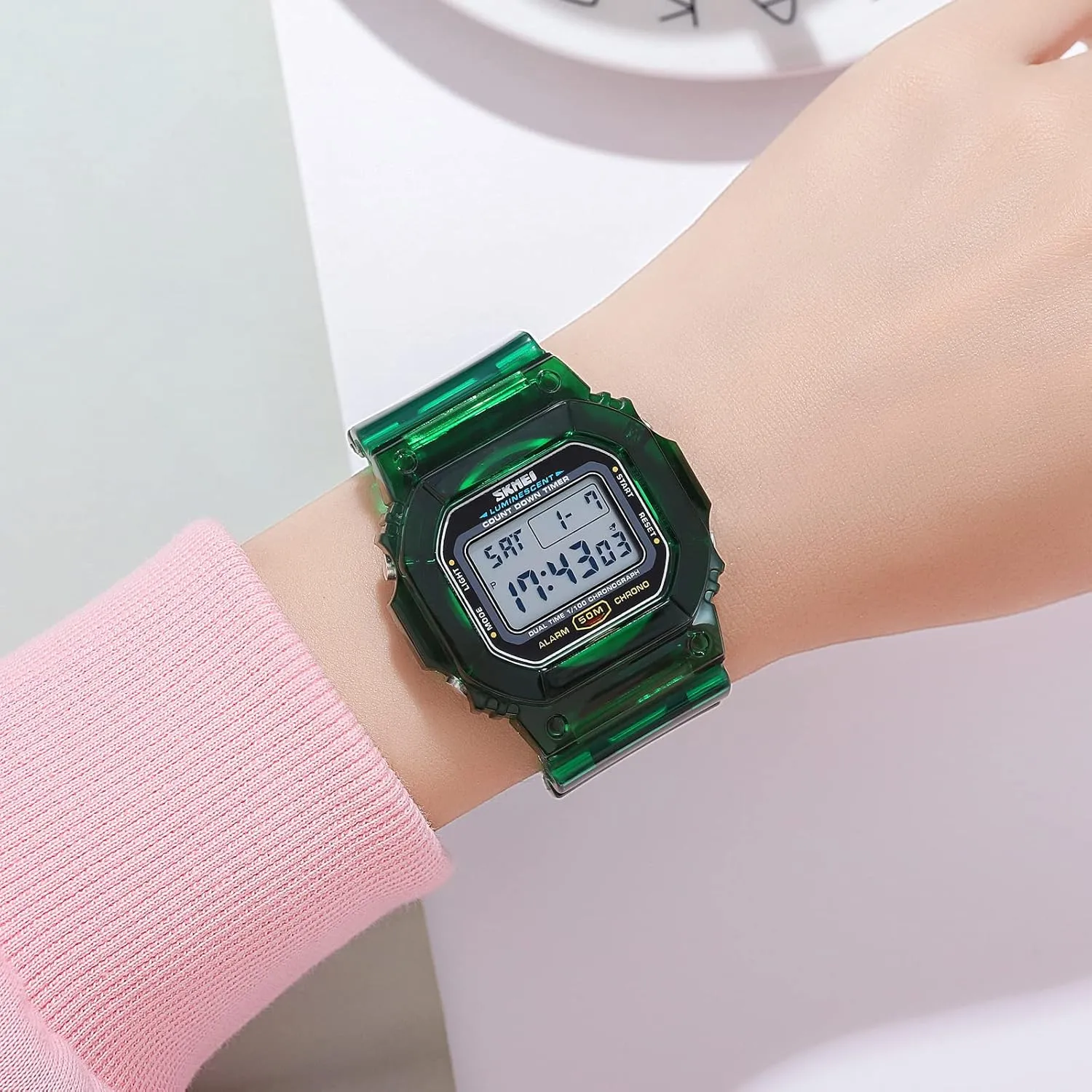 convex belie recount deploy for Men and Women Unisex Summer Digital Backlight Casual Waterproof Outdoor Sports Swim Colorful Rubber Watch Reloj PASOY Fashion Watches 
