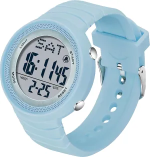 Countdown Dual Time Calendar Backlight LED IP67 Waterproof Easily Read Fashion Casual Wrist Watches for Women and Men findtime Digital Outdoor Sports Watch civility tantalizing Stopwatch Alarm 