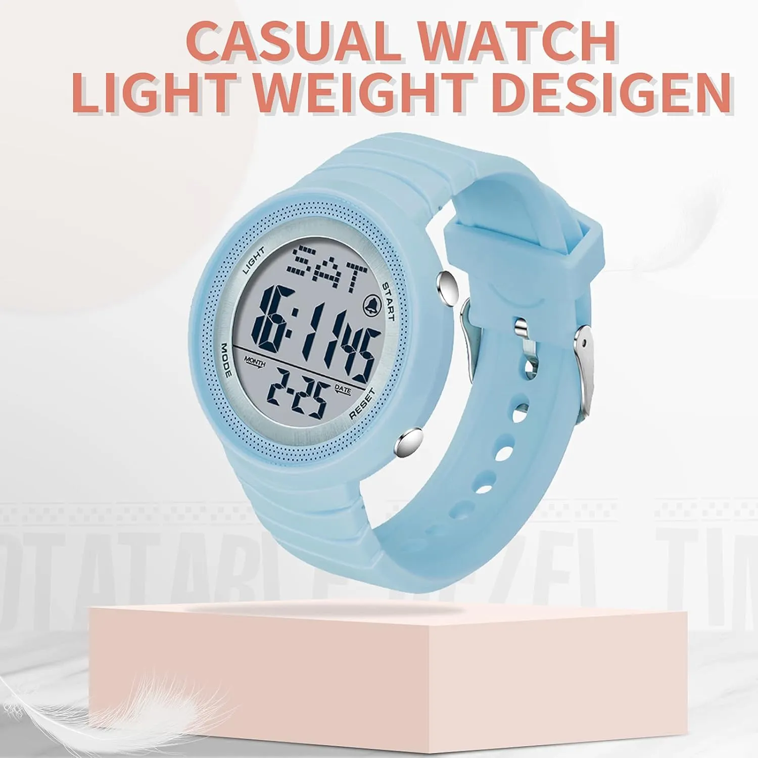 Countdown Dual Time Calendar Backlight LED IP67 Waterproof Easily Read Fashion Casual Wrist Watches for Women and Men findtime Digital Outdoor Sports Watch civility tantalizing Stopwatch Alarm 