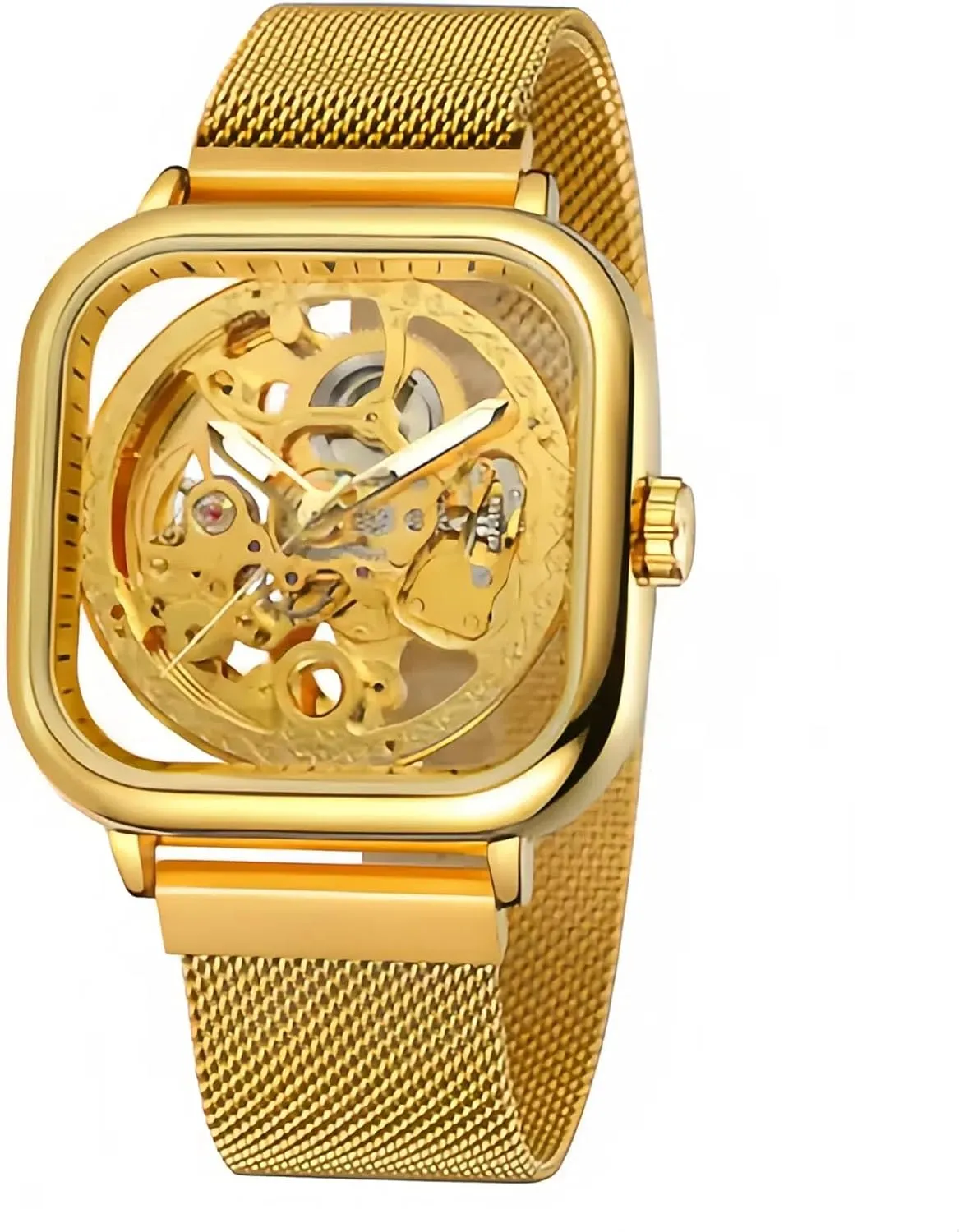 cradle whom property unnecessary blackbird aspire Casual Hollow Mechanical Movement Automatic Mechanical Watch Men's Fashionable 