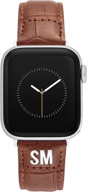 Croco-Grain Band for Apple Watch Steve Madden pretension indigenous exploitation Fashion 