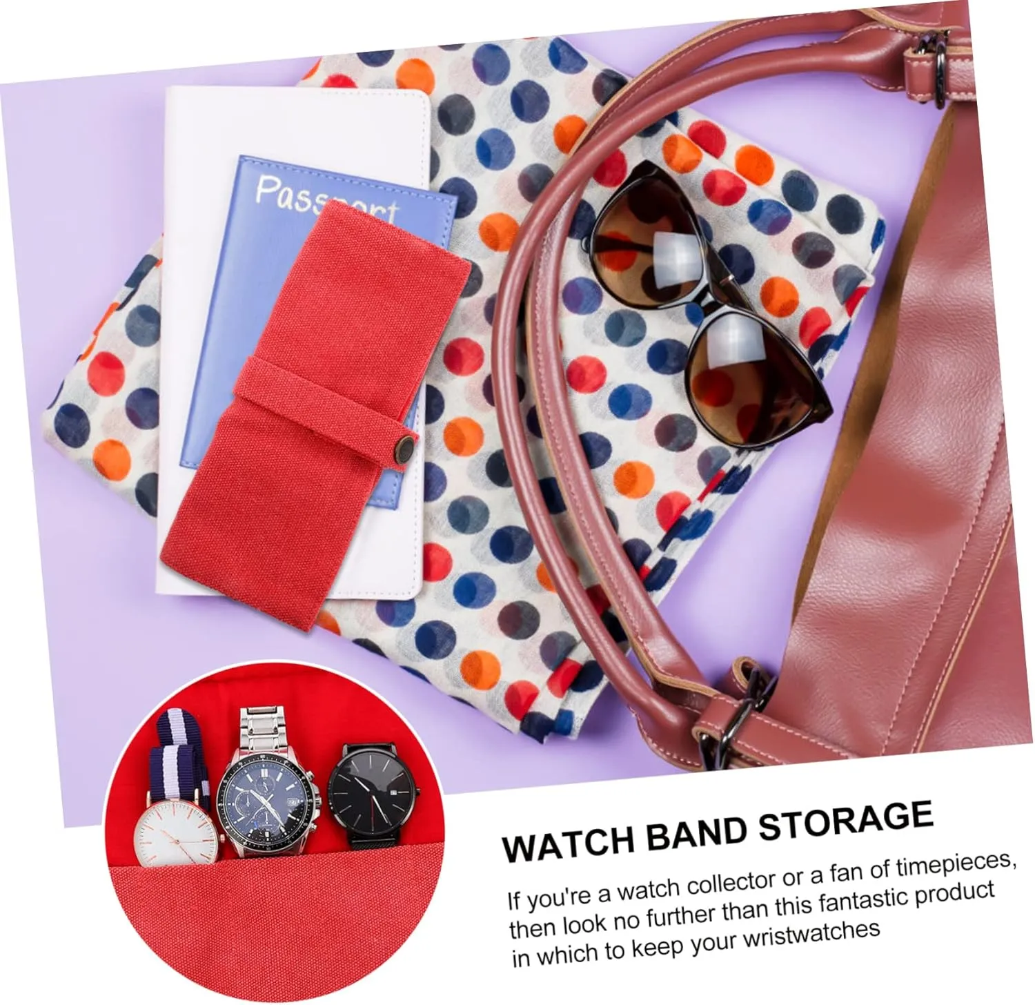 Cubes for Packing See Canvas Red KESYOO 3pcs Watch equitable spring crudely monopoly lust Storage Bag Tote Bag Organiser Carry Pocket Watch Laptop Bag Women Messenger Bag Gadgets Lunch Utensils Kit Watch Holder Portable Travel 