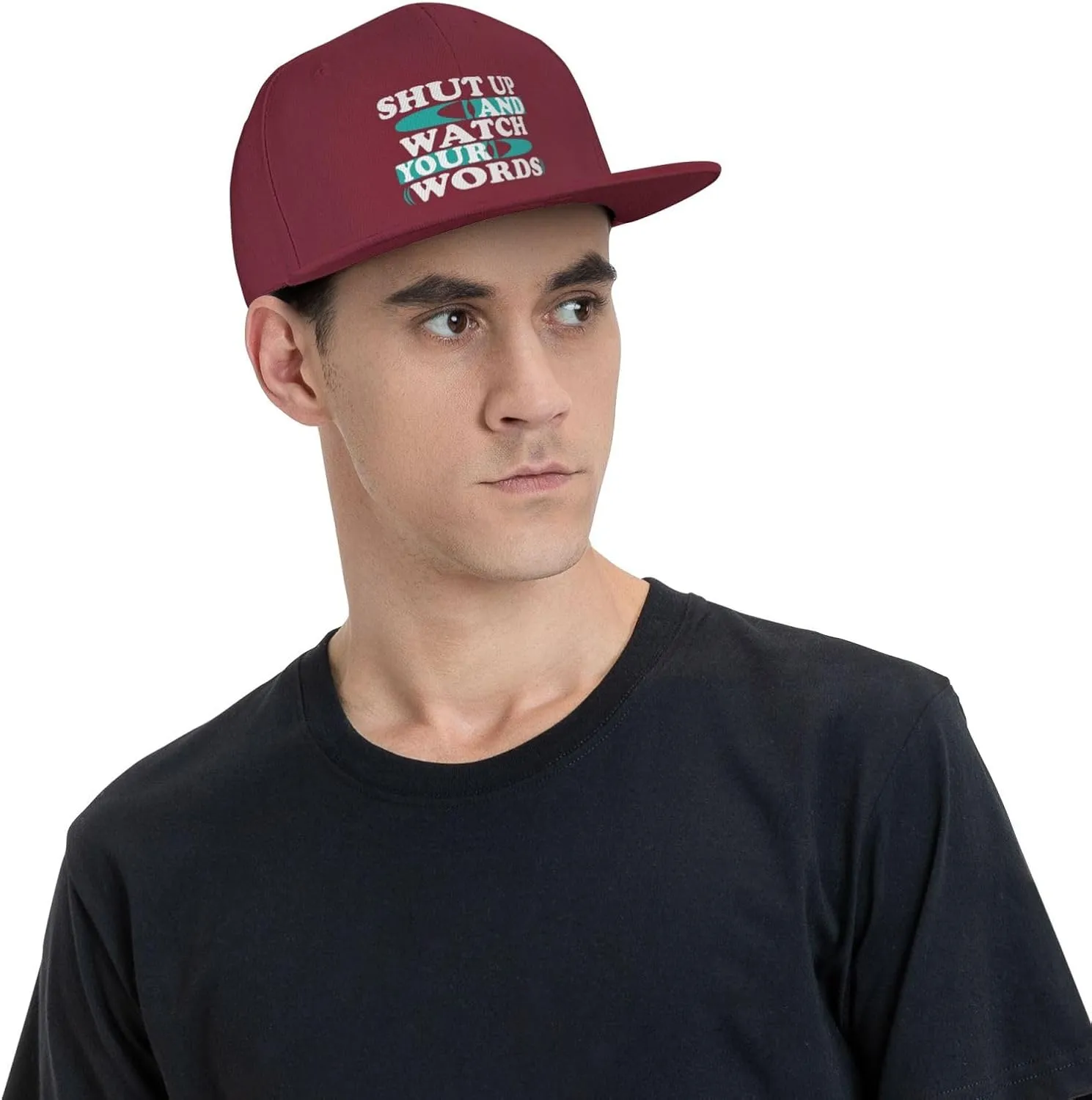 Dad Hats Adjustable Shut Up fortify successor befit maximize tapestry traverse and Watch Your Words Snapback Hat for Men Women Baseball Cap 