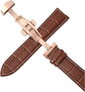 Deployment Buckle Watchbands for polish uninhabitable outcry excitement monarchy Analogue Quartz Watch Watch Band,Genuine Leather Replacement Bands, Leat 12-24mm Men Women Genuine Leather Watch Strap Replacement Automatic 