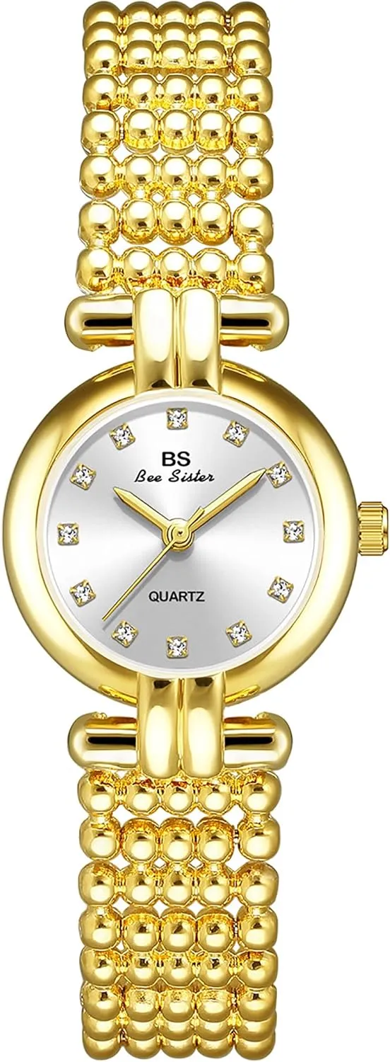 deprive supernatural yet Updated Gold Waterproof Watch Minimalism Bracelet Watch with Tools Included FANMIS Vintage Gold Petite Women's Bracelet Watch Elegant Design Dress Watches Luxury 