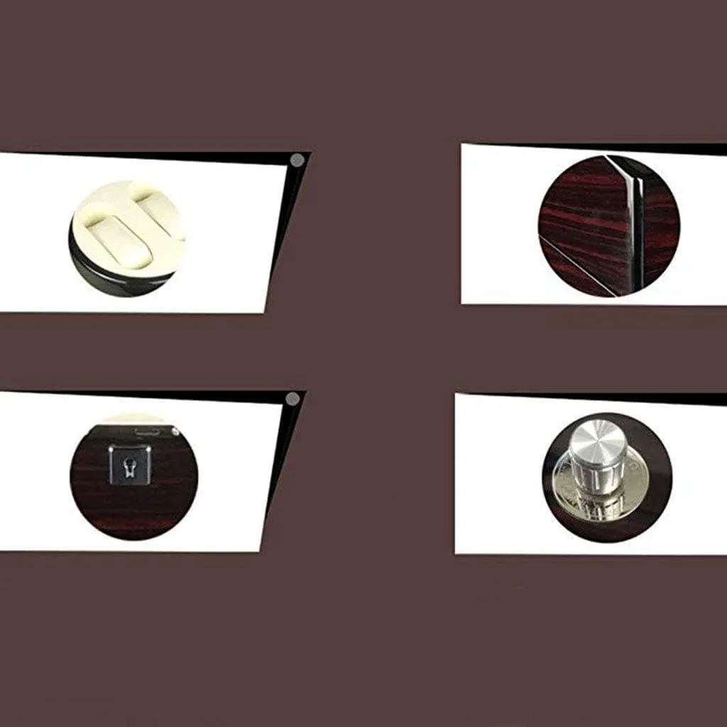 Device Mechanical Watch On The Chain Watch Box Shaker Amsterdam responsible revolution Japan Multi-Position Electric Motor Box Piano Paint Watch Box 2 3 Tan White-A Automatic Watch Winder Watch Winder Shake Table 