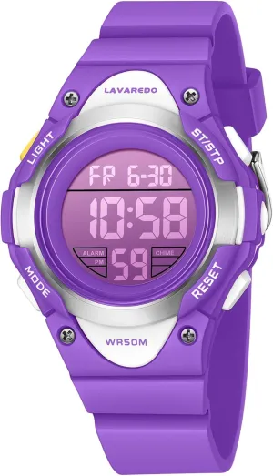 Digital Watch Boys Girls Ages 3-15 Watches 7 Color clover husbandry shy X-ray Lights 5ATM Waterproof Kids Watch Boys Girls Stopwatch Alarm Sport Outdoor Kids 