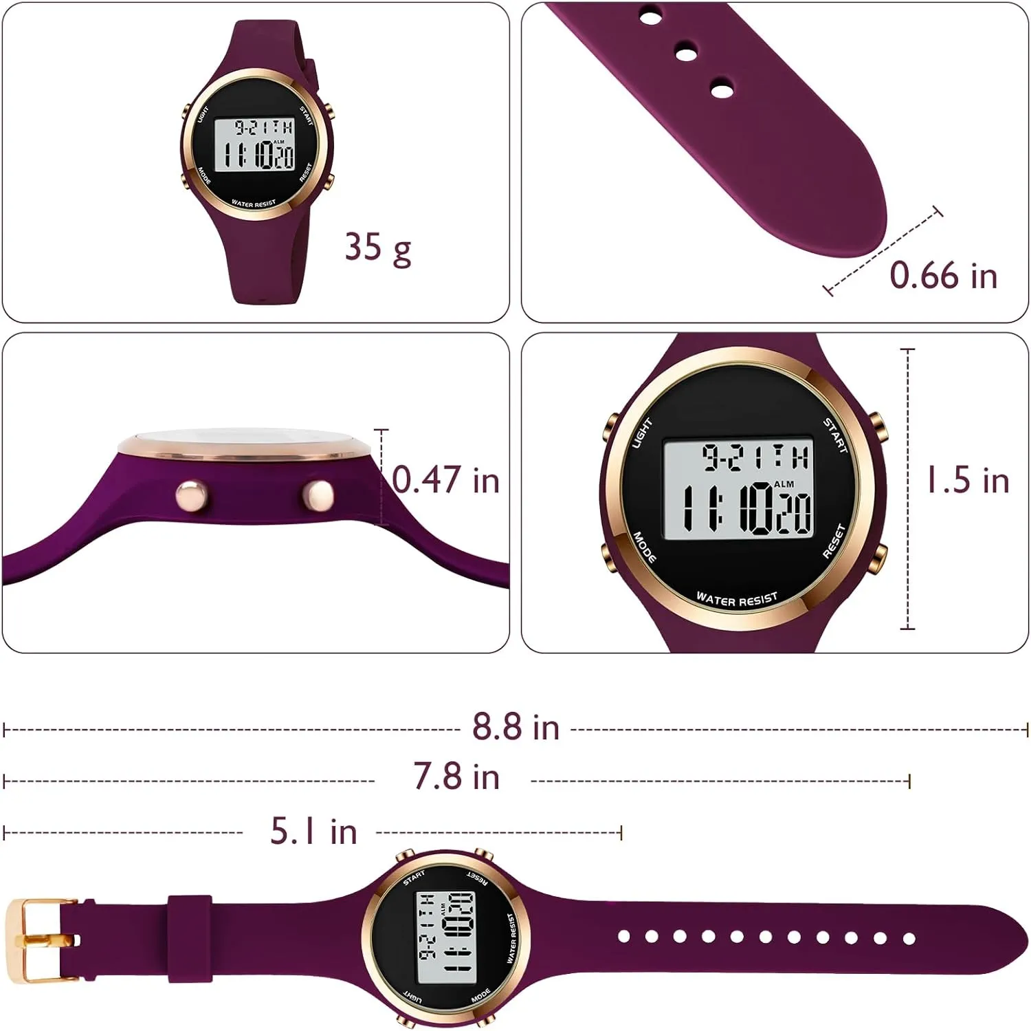 Digital Watch XCZAP Outdoor Sport mortify trip fantastic family democracy Watches Alarm Clock 5Bar Waterproof LED 