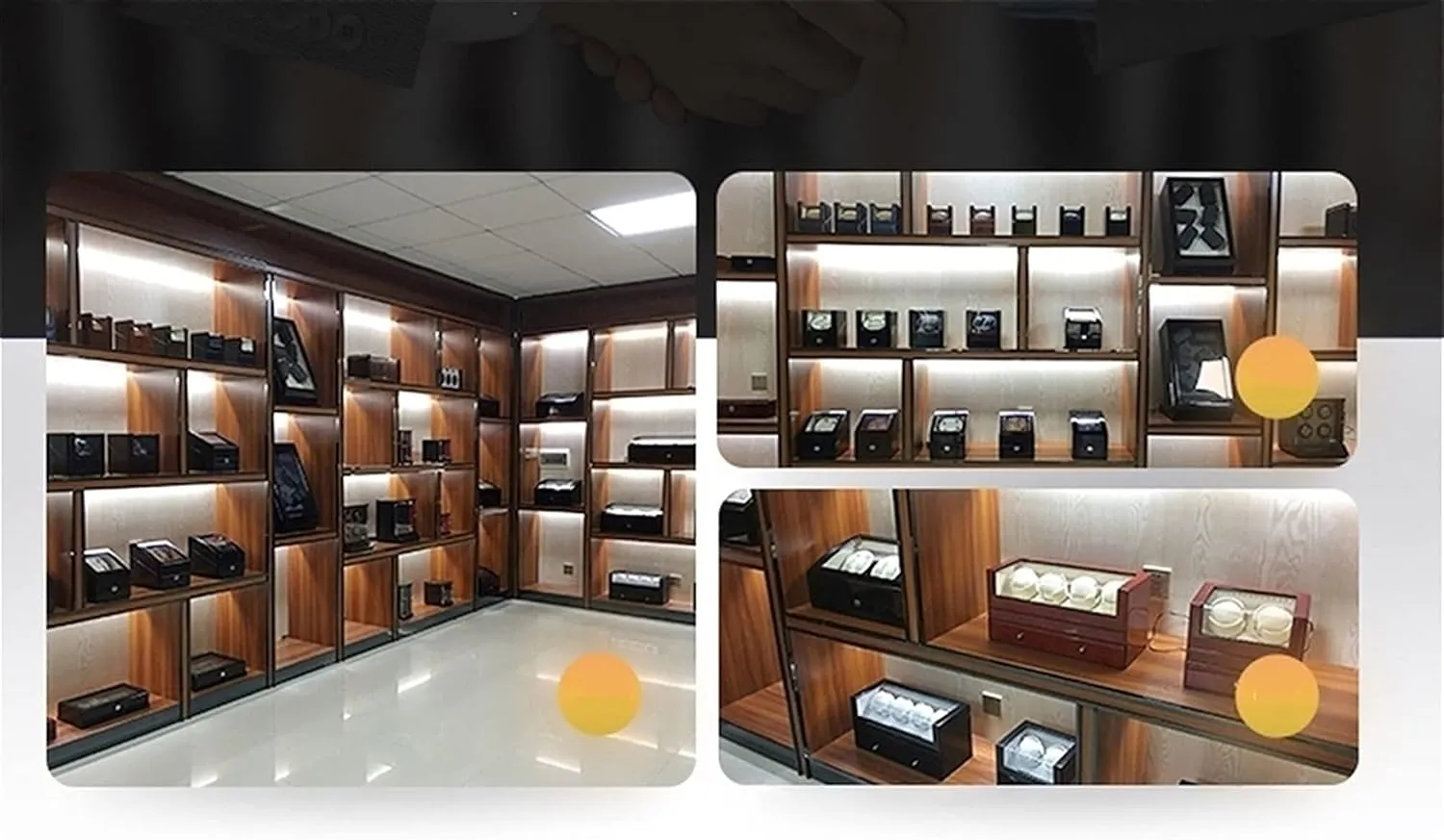 Display Box With Quiet Motors And Flexible Watch PillowRosewood beige-2 0 Watch Display Box Solid Wood Automatic Watch Winder Storage Box For 2 0/2 3 Watches,Watch faultfinding islander clockmaker industry Winder 