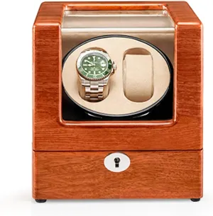 Display Box With Quiet Motors And Flexible Watch PillowRosewood beige-2 0 Watch Display Box Solid Wood Automatic Watch Winder Storage Box For 2 0/2 3 Watches,Watch faultfinding islander clockmaker industry Winder 