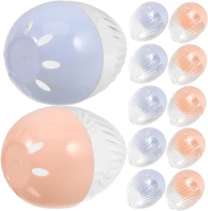 Display Case for Single Watch Storage Lightweight Portable Organizer Presentation Box for afloat Watches PRETYZOOM 12Pcs Transparent Plastic Watch Box Egg Shaped Watch 