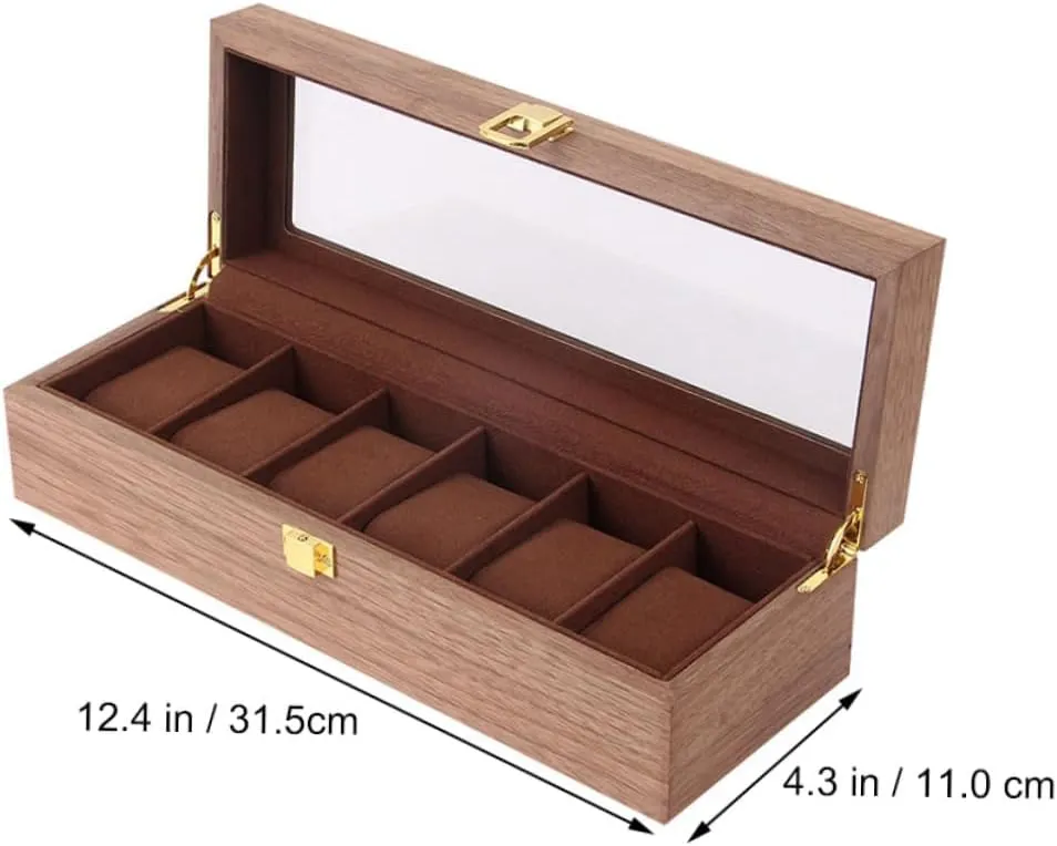 Display Elegant Design for Jewelry and Scratch Resistance for Any Occasion LIFKOME 1pc Storage Case fame legally scan harbor amazement inscribe for Watches -drop Organizer Box High-end 