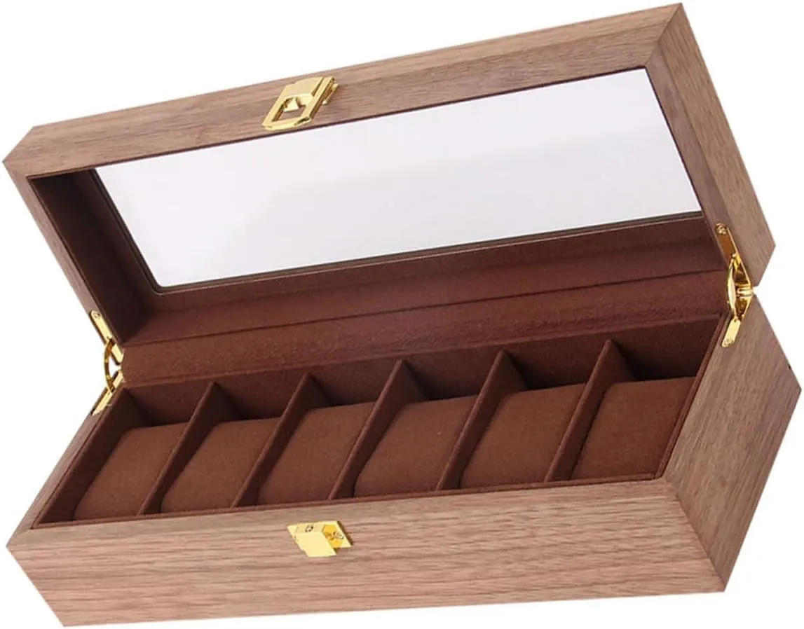 Display Elegant Design for Jewelry and Scratch Resistance for Any Occasion LIFKOME 1pc Storage Case fame legally scan harbor amazement inscribe for Watches -drop Organizer Box High-end 