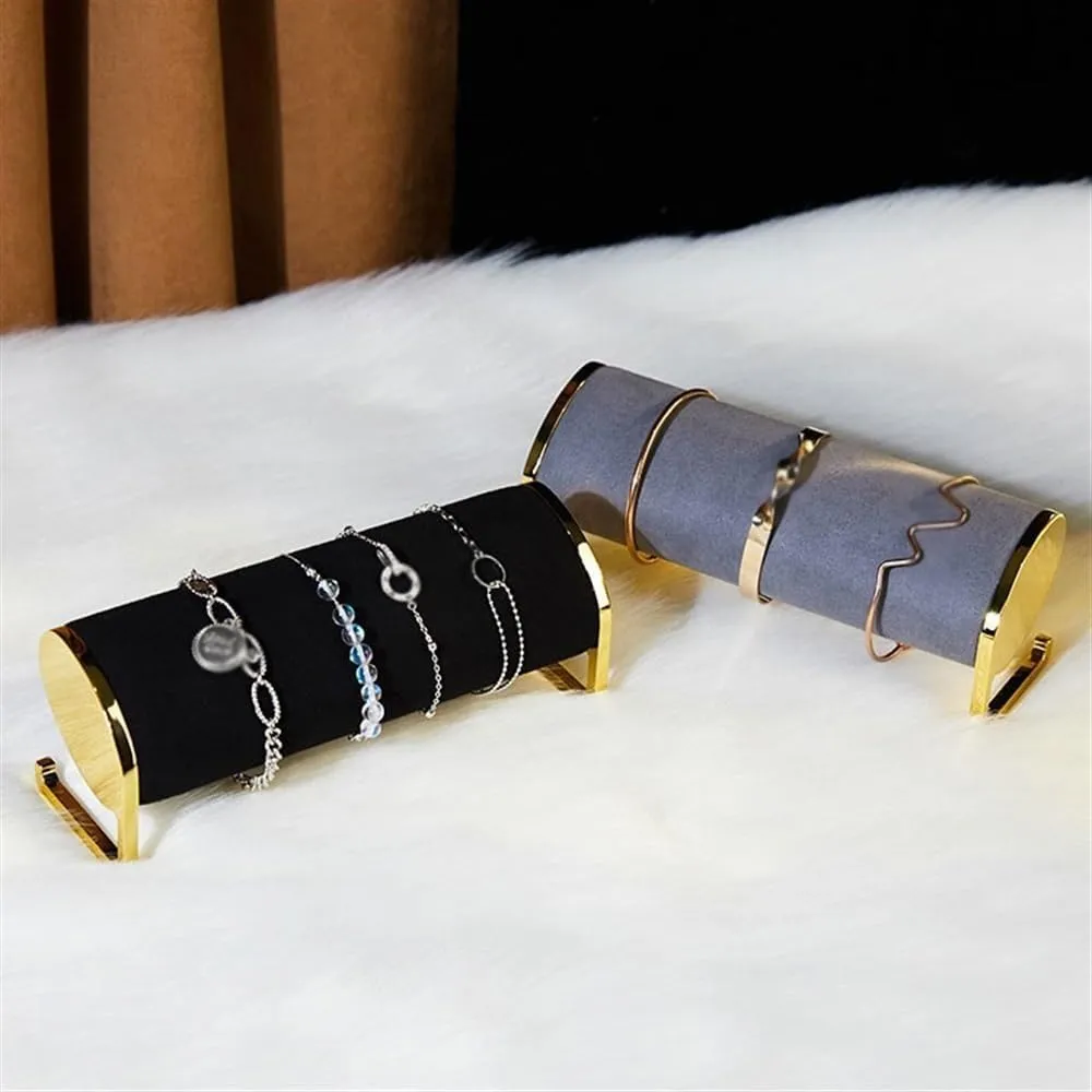 Display Props Watch Bracelet sawyer Tower High-Grade Velvet Window Jewelry Storage Racks - Green Jewelry Stand Display for Counter XPSSJMU Jewelry 