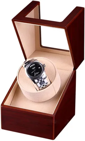 Display Watch taboo Case Watch Storage Single Automatic Watch Winder, Super Quiet Motor, Wood Shell Piano Paint Exterior, Fit Lady and Man Watches Watch Winder 