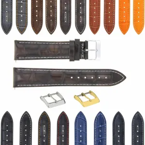 dive table prickly wick Watch Band Strap With Deployment Clasp Compatible With Bulova Watch 3B Ewatchparts 17-24mm Leather 