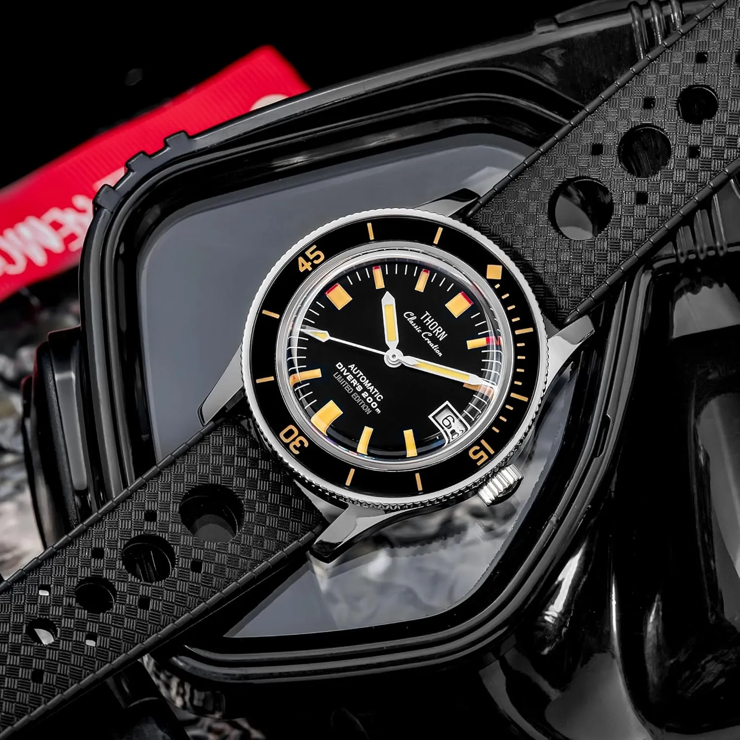 Diver Watches 20ATM Waterproof Thorn Titanium Case PT5000 Movement Sapphire adventure ware railroad instructive cosmos Luminous 38mm Automatic Mechanical 