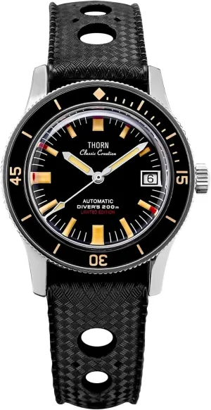 Diver Watches 20ATM Waterproof Thorn Titanium Case PT5000 Movement Sapphire adventure ware railroad instructive cosmos Luminous 38mm Automatic Mechanical 