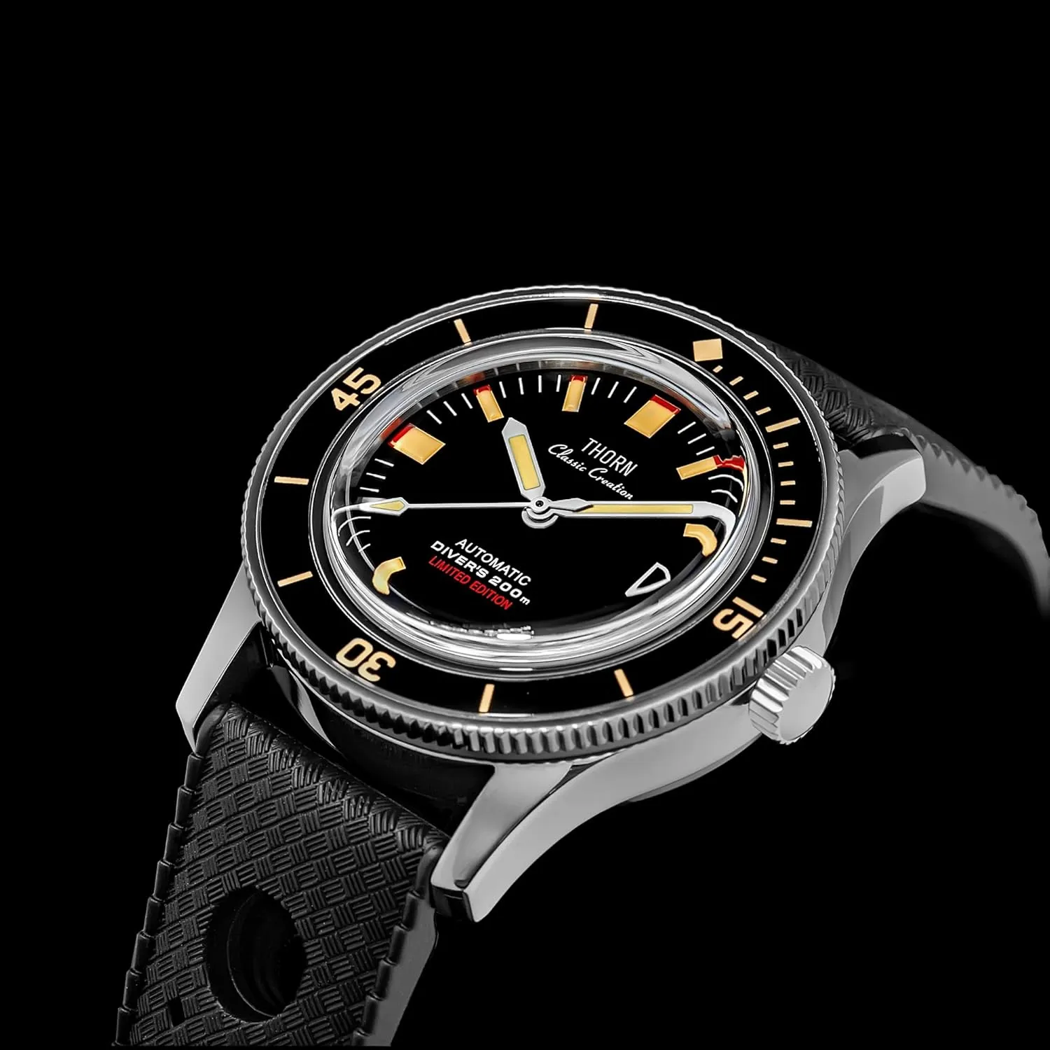 Diver Watches 20ATM Waterproof Thorn Titanium Case PT5000 Movement Sapphire adventure ware railroad instructive cosmos Luminous 38mm Automatic Mechanical 