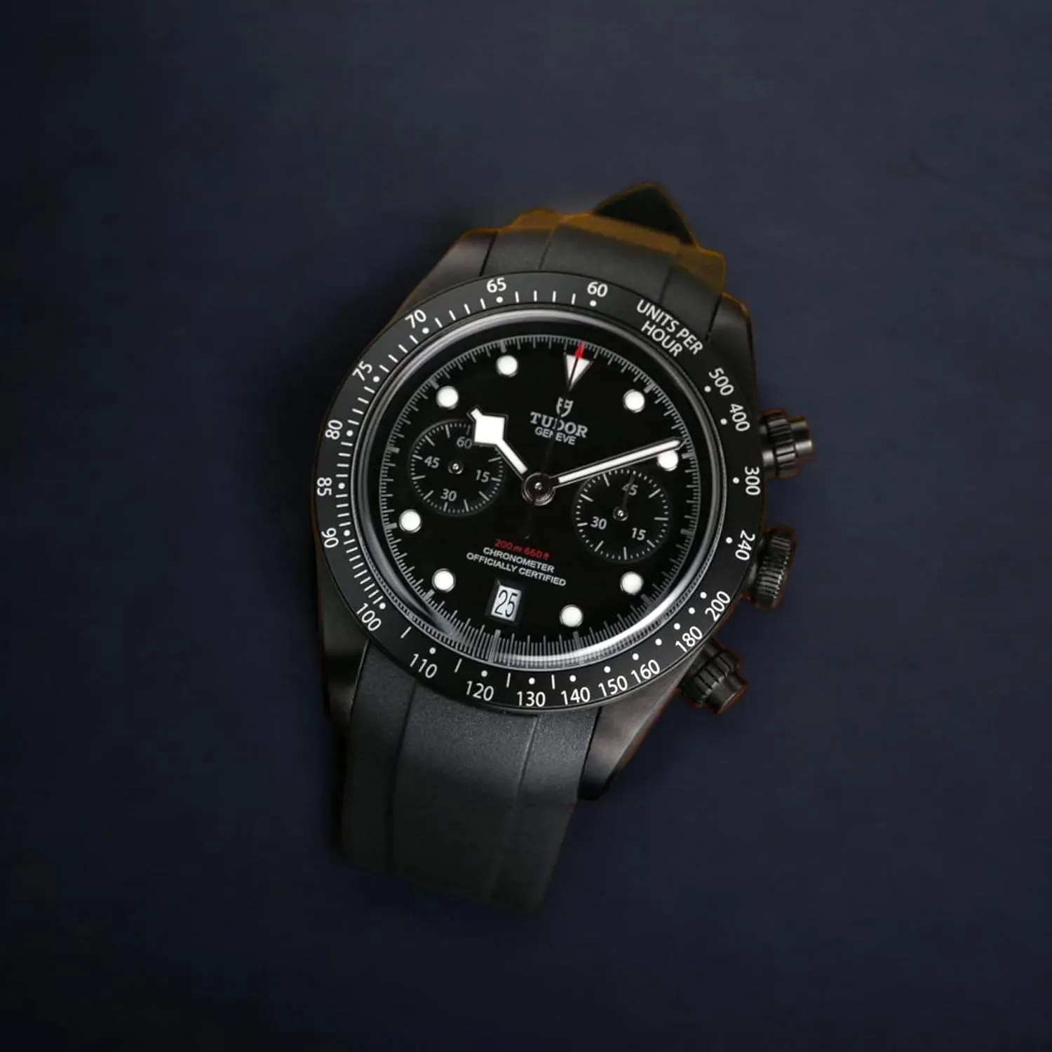 Diver Watches 41mm/GMT/Heritage Chrono 41mm 42mm - Replacement Straps - 22mm - 79230, 79350, 79363, 79730 Integrated Curved End FKM wren raw Rubber Watch Bands Compatible for Tudor Black Bay 
