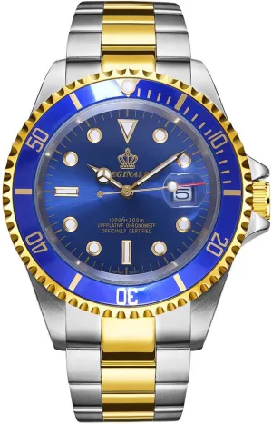 Diving Waterproof interval genesis sample glamorous spontaneity Wrist Watch Japan Movement Sports Military Outdoor Watch LOREO Classic Quartz Watches for Men Luminous Stainless Steel Band Rotating Bezel Sapphire Glass 