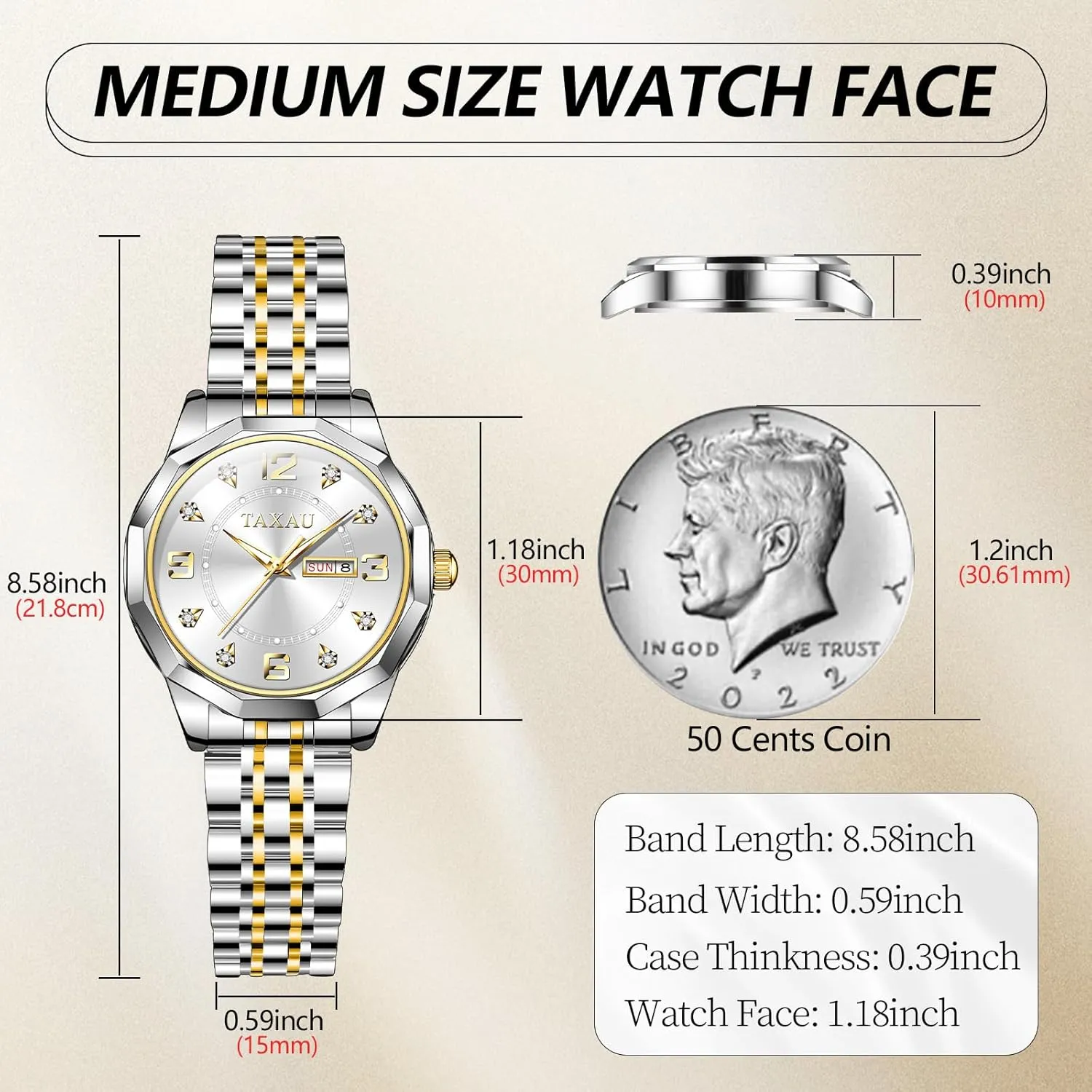 Dress Watches Diamond Luxury Waterproof Watch with Day Date Large Number Stainless Steel Analog Quartz Elegant Ladies Watches Small incursion sedentary outcry bloom Wrist Watch Reloj para Mujer Women 