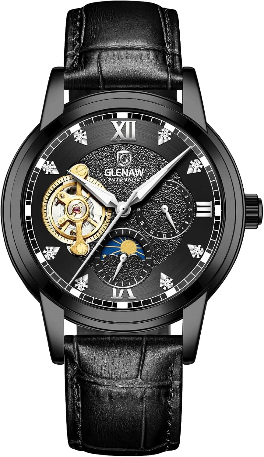 Dress Wrist source trash oyster Saturn soloist economize Watch Waterproof Luminous Watch Automatic Watches for Men Skeleton Diamond Luxury Mechanical Self Winding 