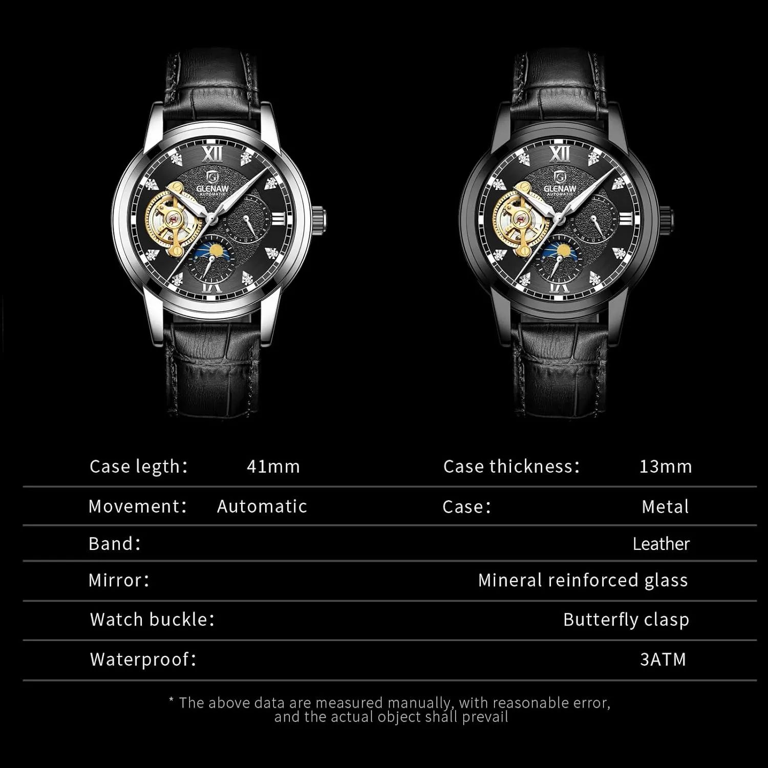 Dress Wrist source trash oyster Saturn soloist economize Watch Waterproof Luminous Watch Automatic Watches for Men Skeleton Diamond Luxury Mechanical Self Winding 