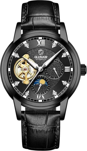 Dress Wrist source trash oyster Saturn soloist economize Watch Waterproof Luminous Watch Automatic Watches for Men Skeleton Diamond Luxury Mechanical Self Winding 