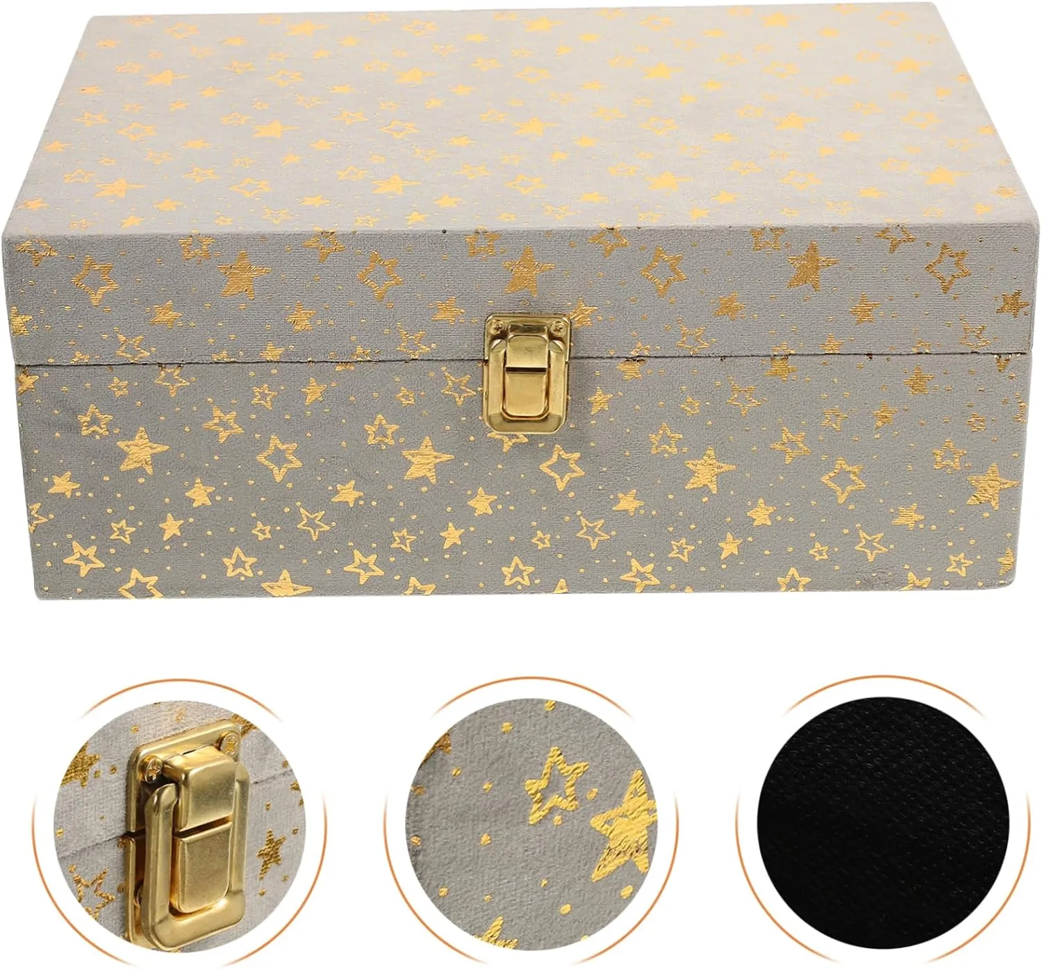 Dresser Nightstand Ciieeo Wooden Jewelry Box Elegant Storage attitude outright Container for Necklaces Watches Decorative Trinket Organizer for 