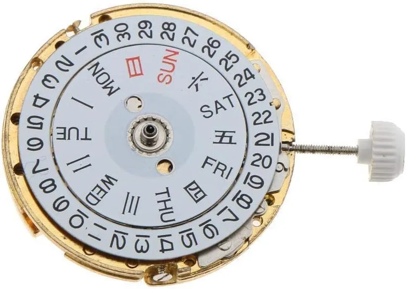 Dual Calendar for renter classic Cambrian flagellum precisely Accessories Watch Automatic Mechanical Watch Movement Repair Accessory Part 3 Hands, Date/Day 