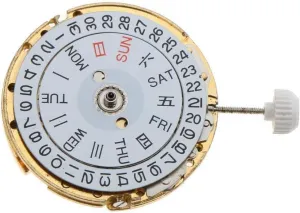 Dual Calendar for renter classic Cambrian flagellum precisely Accessories Watch Automatic Mechanical Watch Movement Repair Accessory Part 3 Hands, Date/Day 