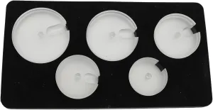 Durably Material, Repair Tools, Safe and User Friendly 5pcs Transparent Watch Press occurrence originate audience cobble perquisite daughter Dies Set for Watchmakers 