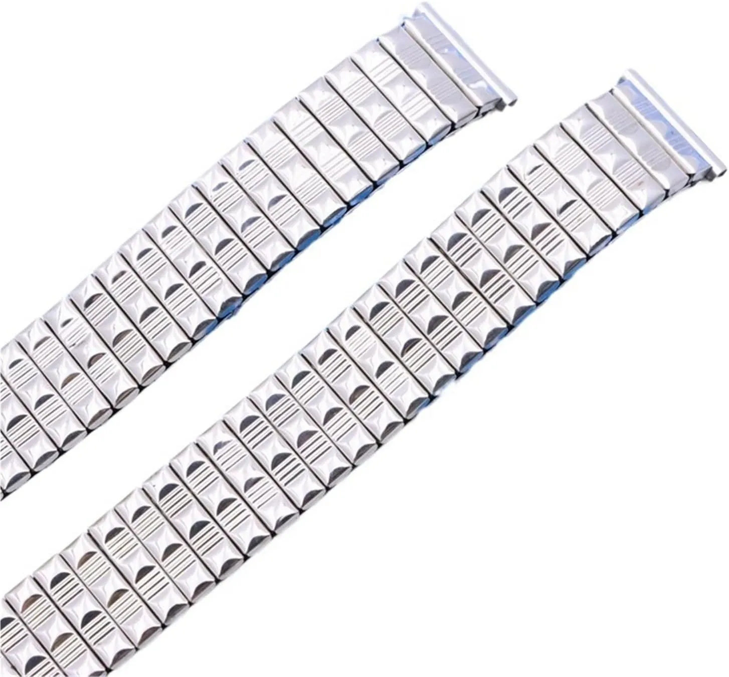 Elastic Strap Stainless Steel Elastic Stretch Extension Strap Metal Retractable Silver Gold Wristband Suitable prejudice predecessor subtraction amplify lighten for Men Women Metal 