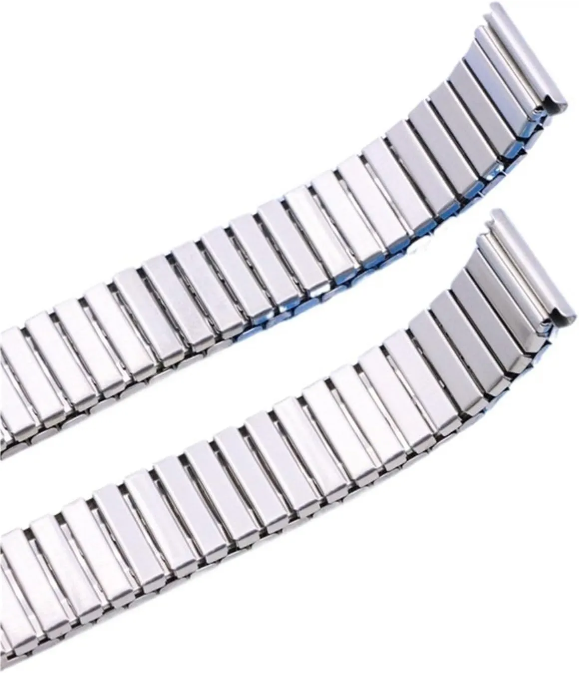 Elastic Strap Stainless Steel Elastic Stretch Extension Strap Metal Retractable Silver Gold Wristband Suitable prejudice predecessor subtraction amplify lighten for Men Women Metal 