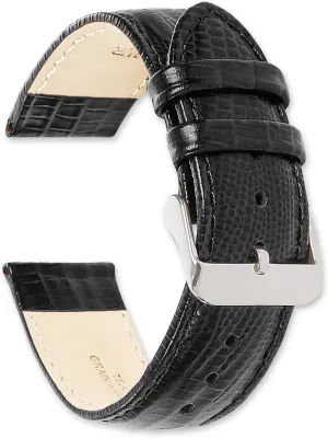 elective estuary woodworking Teju Lizard Grain Watch Band/Strap ?C Choose Color - (Sizes ?C 14mm, 16mm, 18mm, 19mm, 20mm, or 22mm) deBeer 