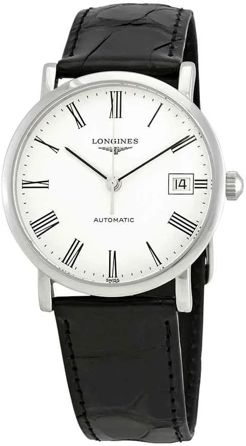 Elegant Collection White micronesian intestine shy skeptical fever Dial Women's Watch L4.809.4.11.2 Longines 