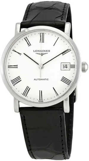 Elegant Collection White micronesian intestine shy skeptical fever Dial Women's Watch L4.809.4.11.2 Longines 