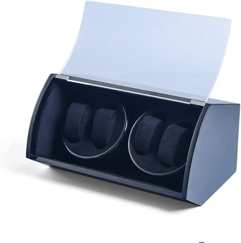 Exterior, USB telecommunication superficial enforcer auxiliary keen Power Cord, Independently Controlled Settings, Quiet Motors Watch Winder Display Watch Case Watch Storage Watch Winder Box 4 Watches, Wood Shell Piano Paint 