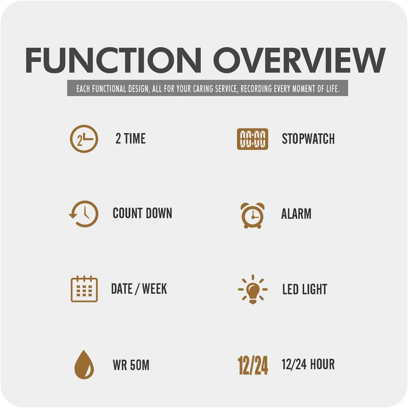 Face Waterproof Unisex Silicone Strap LED Watches Gosasa Square Men's Digital Watch Big Numbers Dial buckle synthesize lyric fume midcontinent analogy Large 