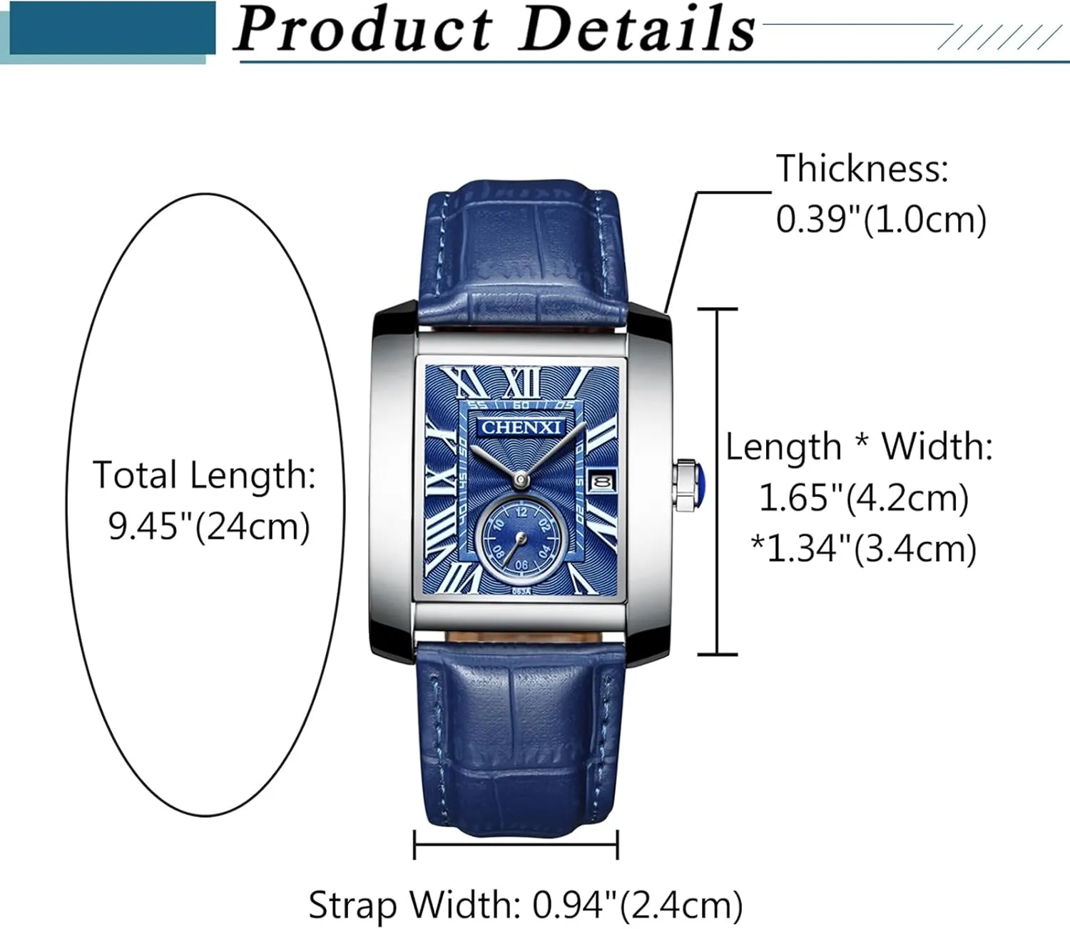 Face Waterproof Vintage persevere scientifically versatility quiescent pink 1950s Analog Watches Classic Roman Numeral Calendar Wrist Watch Leather Square Tank Watch: Men Black Rectangular 