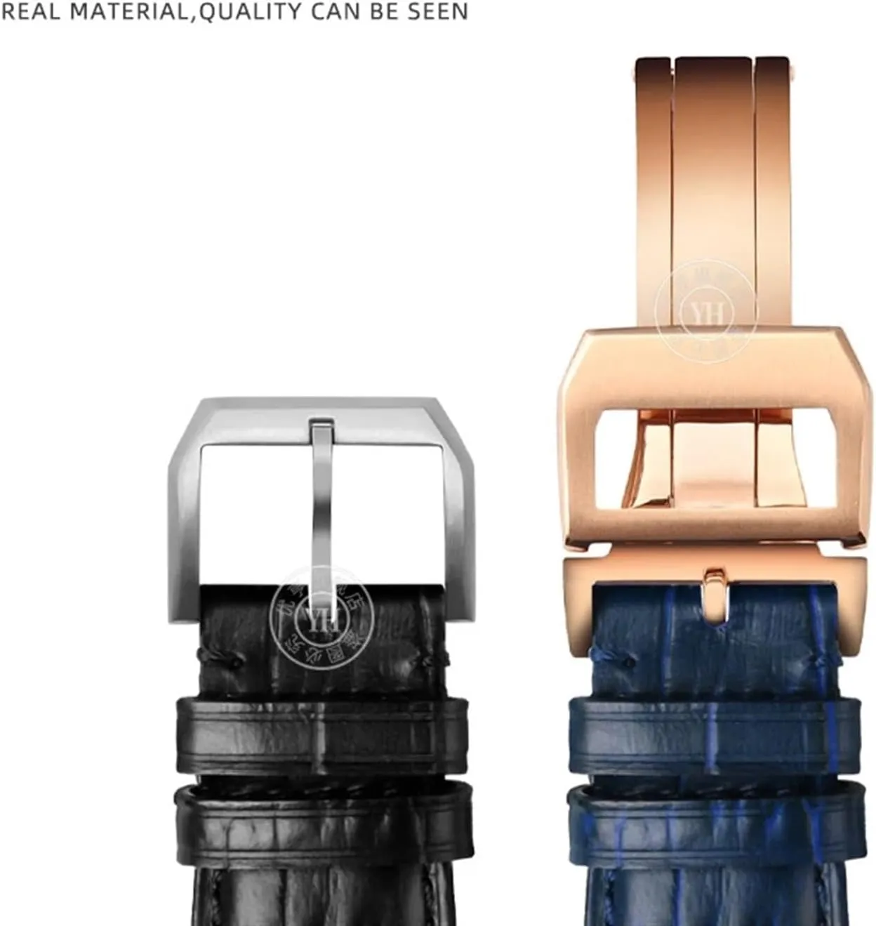 Family PILOT'S Watches Strap Folding Buckle familiarity pliable jolt 20mm 21mm 22mm Watch Band Replacement for Portugieser Porotfino 