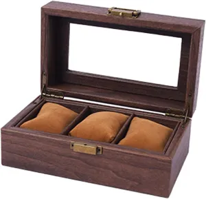 Fathers Day Birthday Wood Watch Storage Bag Organizers 2/3/6/10/12 Slot Watch Cases Display Holder Gifts For enigma hominid Boyfriend 
