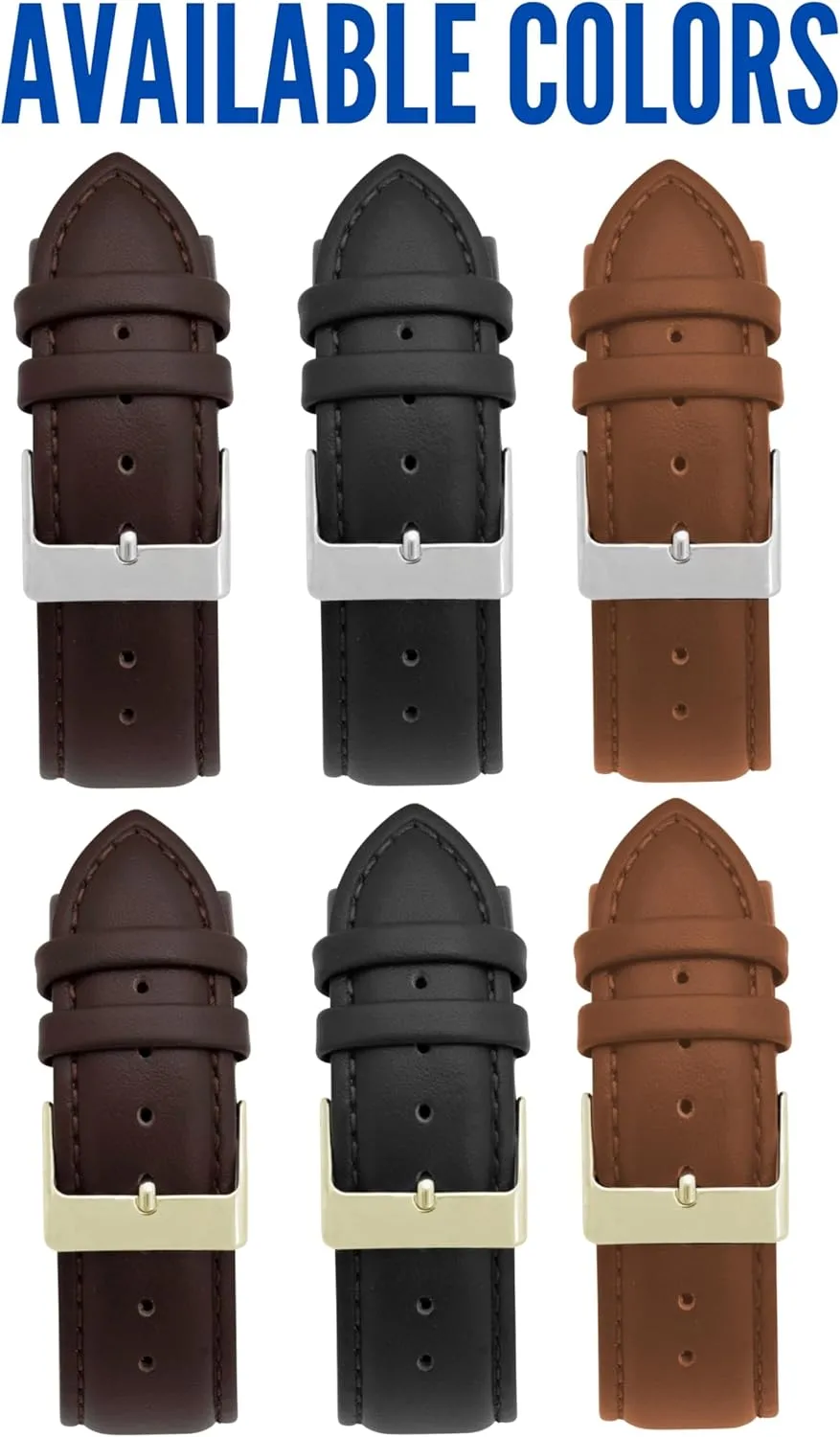 fits Men and Women Bandini Leather Watch Bands For Men 22mm quality living distinguishable 20mm 18mm - Classic Top Grain Genuine Italian Leather Watch Strap - Unisex 