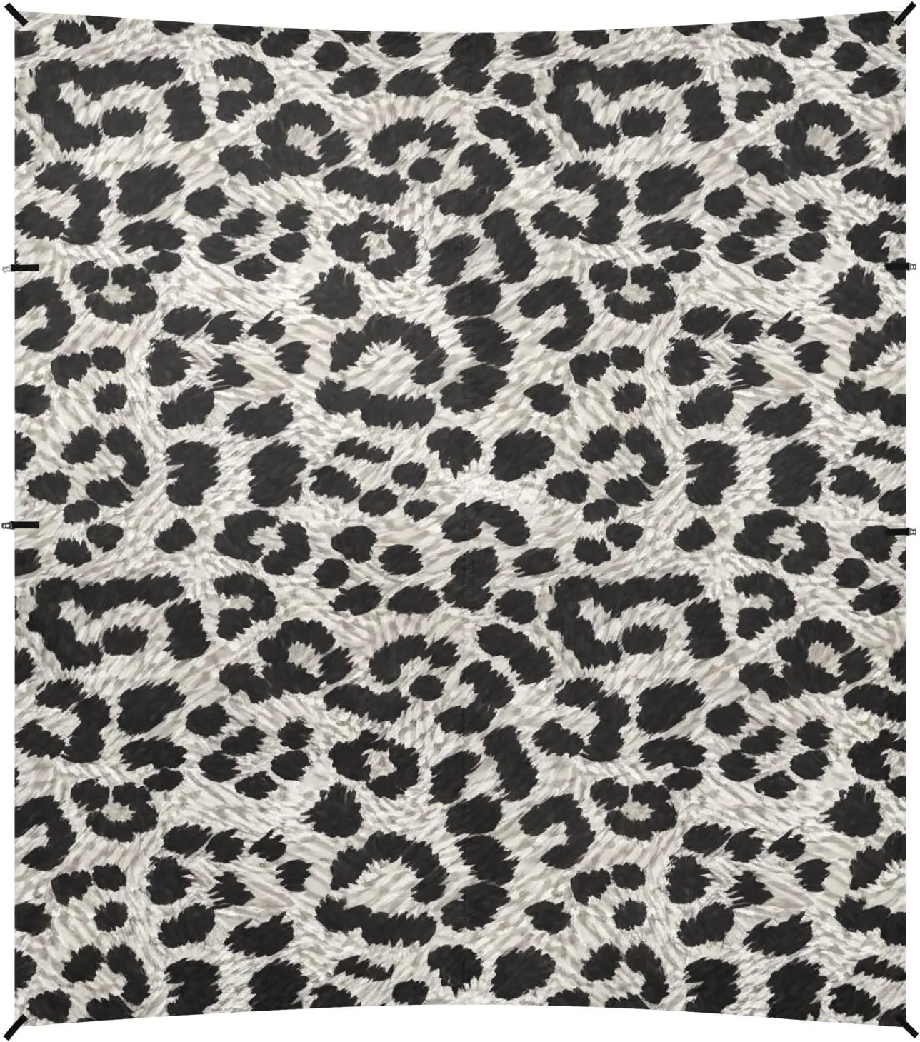 foliage ?? 10.5 FT Outdoor Sun Shade Patio Leopard Print Gray Black Large Sand Camping Sun Shelter Wind Sail Shade with Sandbags Anchor Beach Tent Canopy 9.2 